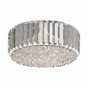 Plafonnier ZUMA LINE PRINCE argenté – 5 sources G9 – C0360-05B-F4AC