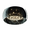 Plafonnier ZUMA LINE CRYSTAL argenté / transparent – 6 sources G9 – C0076-06X-F4FZ