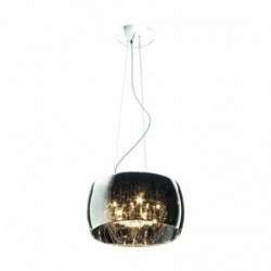 Suspension ZUMA LINE CRYSTAL chrome – 5 sources G9 – P0076-05L-F4FZ