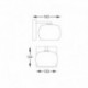 Applique murale ZUMA LINE CRYSTAL argenté / transparent – 1 source G9 – W0076-01A-B5FZ