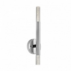 Applique murale ZUMA LINE ONE chrome / transparent – LED intégrée – W0461-02E-F4F4