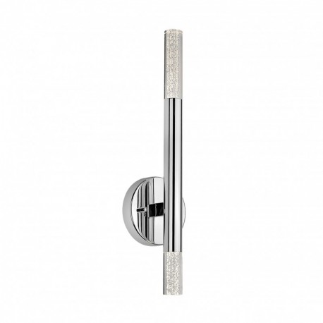 Applique murale ZUMA LINE ONE chrome / transparent – LED intégrée – W0461-02E-F4F4