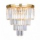 Plafonnier ZUMA LINE AMEDEO doré / transparent – 5 sources E14 – FC17106/4+1-GLD