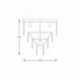 Plafonnier ZUMA LINE AMEDEO doré / transparent – 5 sources E14 – FC17106/4+1-GLD