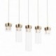 Suspension ZUMA LINE GEM doré – 5 sources G9 – P0389-05E-F7AC