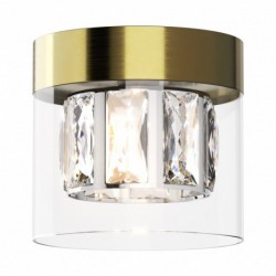 Plafonnier ZUMA LINE GEM bronze antique – 1 source G9 – C0389-01A-0FD2