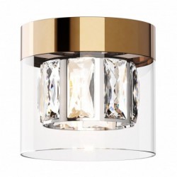 Plafonnier ZUMA LINE GEM doré French Gold – 1 source G9 – C0389-01A-F7AC