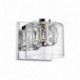 Applique murale ZUMA LINE GEM chrome – LED intégrée – W0389-01A-B5AC