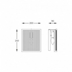 Applique murale ZUMA LINE SERGIO doré – 1 source E14 – W0528-01A-V6AC