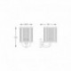 Applique murale ZUMA LINE SERGIO doré mat – 1 source E14 – W0528-01F-V6AC