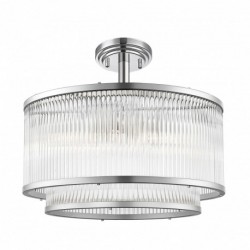 Plafonnier ZUMA LINE SERGIO chrome – 5 sources E14 – C0528-05H-F4AC