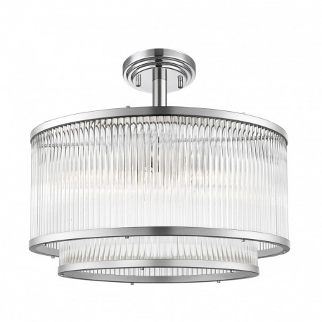 Plafonnier ZUMA LINE SERGIO chrome – 5 sources E14 – C0528-05H-F4AC