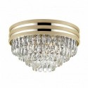 Plafonnier ZUMA LINE NAICA doré mat / transparent – 5 sources E14 – C0525-05A-V6B5