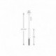 Suspension ZUMA LINE ONE chrome – LED intégrée – P0461-01E-F4F4