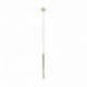 Suspension ZUMA LINE ONE doré French Gold / transparent – LED intégrée – P0461-01E-F7F7