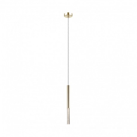 Suspension ZUMA LINE ONE doré French Gold / transparent – LED intégrée – P0461-01E-F7F7