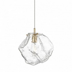 Suspension ZUMA LINE ROCK doré / transparent – 1 source E27 – P0488-01B-U8AC