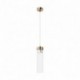 Suspension ZUMA LINE GEM doré French Gold / transparent – 1 source G9 – P0389-01D-F7AC