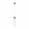 Suspension ZUMA LINE GEM doré French Gold / transparent – 1 source G9 – P0389-01D-F7AC