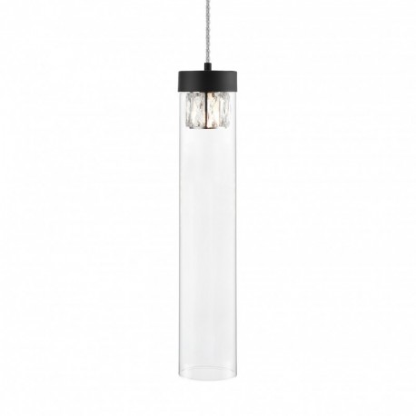 Suspension ZUMA LINE GEM noir mat – 1 source G9 – P0389-01D-P7AC