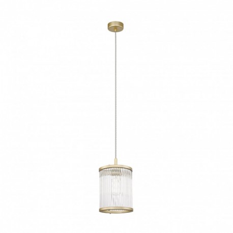 Suspension ZUMA LINE SERGIO doré mat – 1 source E14 – P0528-01F-V6AC