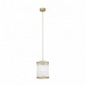 Suspension ZUMA LINE SERGIO doré mat – 1 source E14 – P0528-01F-V6AC