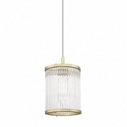 Suspension ZUMA LINE SERGIO doré mat – 1 source E14 – P0528-01F-V6AC