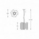 Suspension ZUMA LINE SERGIO doré – 3 sources E14 – P0528-03A-V6AC