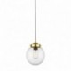 Suspension ZUMA LINE RIANO doré French Gold / transparent – 1 source E27 – P0454-01D-F7AC