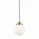 Suspension ZUMA LINE RIANO doré French Gold / noir / blanc – 1 source E27 – P0454-01D-F7AA
