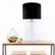 Lampe de table ZUMA LINE AMARSA transparent / noir / blanc – 1 source E27 – 5507BK