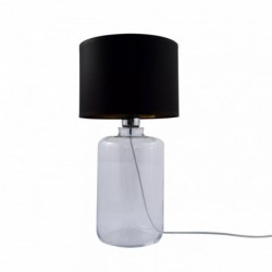 Lampe de table ZUMA LINE SAMASUN transparent / noir / doré – 1 source E27 – 5502BKGO
