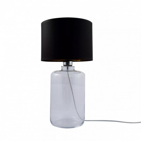 Lampe de table ZUMA LINE SAMASUN transparent / noir / doré – 1 source E27 – 5502BKGO