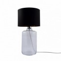 Lampe de table ZUMA LINE SAMASUN transparent / noir / doré – 1 source E27 – 5502BKGO