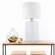 Lampe de table ZUMA LINE AMARSA transparent / blanc – 1 source E27 – 5506WH