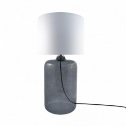 Lampe de table ZUMA LINE AMARSA GRAFIT blanc / noir / transparent – E27 – 5509WH