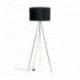 Lampadaire ZUMA LINE INGA noir / doré – 1 source E27 – H06-GD-BK