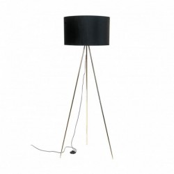 Lampadaire ZUMA LINE INGA noir / doré – 1 source E27 – H06-GD-BK