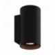 Applique murale ZUMA LINE SANDY WL noir – 2 sources GU10 – 92696-N