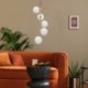 Suspension ZUMA LINE ALI noir / doré – 5 sources G9 – 5648