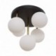 Plafonnier ZUMA LINE ALI noir / doré – 5 sources G9 – 5645