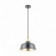 Suspension ZUMA LINE MENSA noir mat / doré – 1 source E27 – A8063-BK