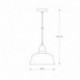 Suspension ZUMA LINE MENSA noir mat / doré – 1 source E27 – A8063-BK