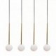 Suspension ZUMA LINE ALI noir / doré – 4 sources G9 – 5640
