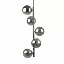 Suspension ZUMA LINE LUNA noir / doré – 5 sources G9 – 5661