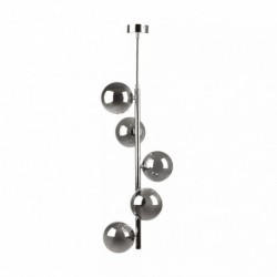 Suspension ZUMA LINE LUNA noir / doré – 5 sources G9 – 5661