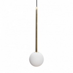 Suspension ZUMA LINE ALI noir / doré – 1 source G9 – 5639