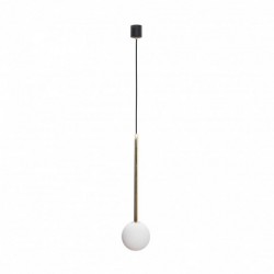 Suspension ZUMA LINE ALI noir / doré – 1 source G9 – 5639