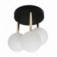 Plafonnier ZUMA LINE ALI noir / doré – 3 sources G9 – 5644