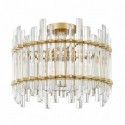 Plafonnier ZUMA LINE ALEXANDRIA doré / transparent – 6 sources G9 – C0556-06D-V7V7